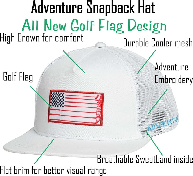EDTREK Elite Youth Adventure Snapback Hat for Big Kids Surf Hat - Beach Hat - Hiking Trucker Hat - Golf Hat - Image 5
